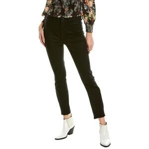 7 For All Mankind Womens Jen7 Black High-Waist Ankle Skinny Jean, Black